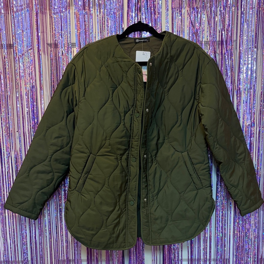 Green Puffer Jacket